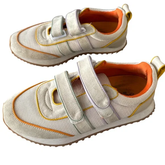 Charlotte Stone Conner Retro Sneaker in Beachball White Multi Size 9 - Picture 15 of 15